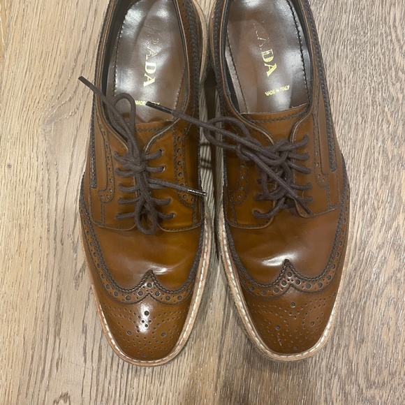 Prada oxfords barely worn size 6 - Picture 1 of 8